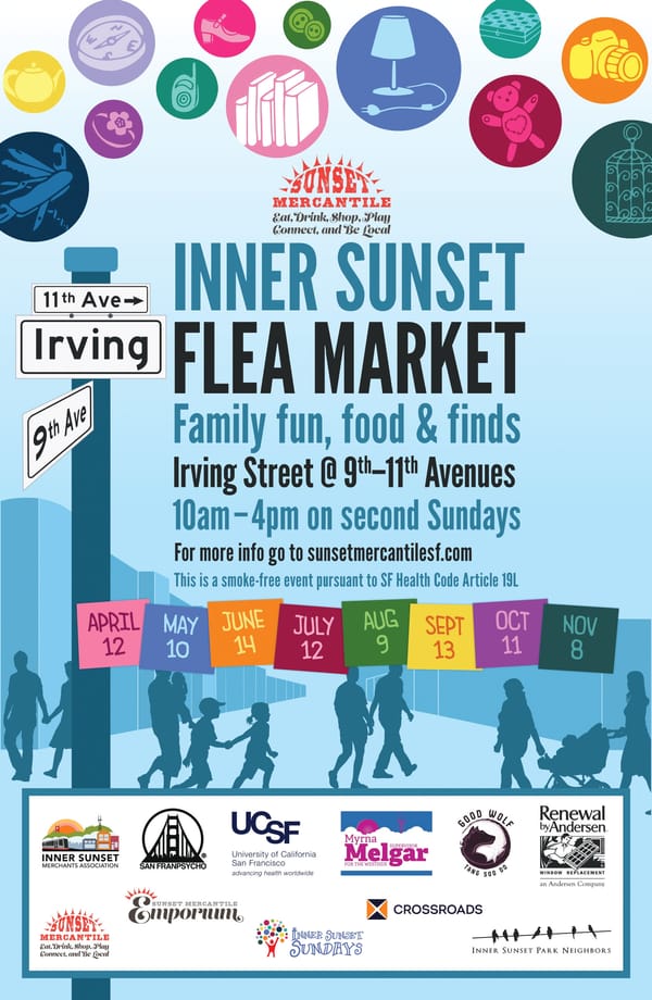 Sun, April 12th: Inner Sunset Flea Market